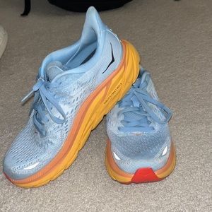 blue/ orange hokas!